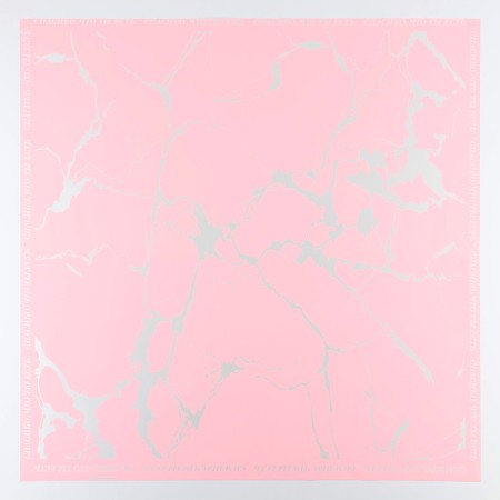 Palette packaging for flowers "marble", matte, pink, 57 x 57 cm-2