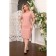 Female dress, size 58, peach color