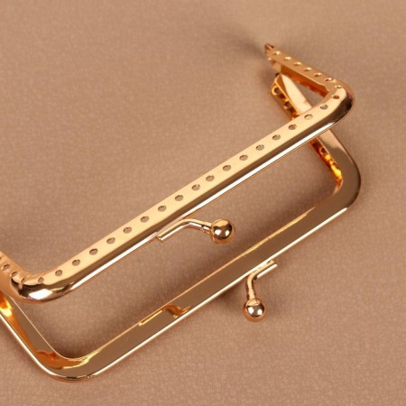 Farmoire sewing "rectangle", 10 cm, gold color-1
