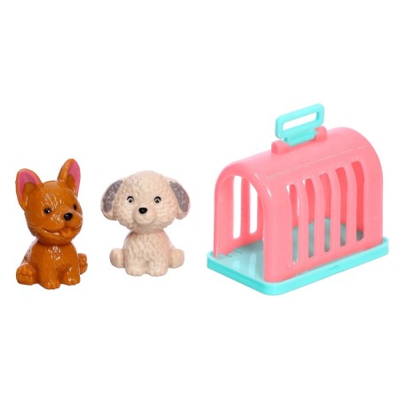 House for dolls "Winter Palace" with a doll, pets and accessories-16