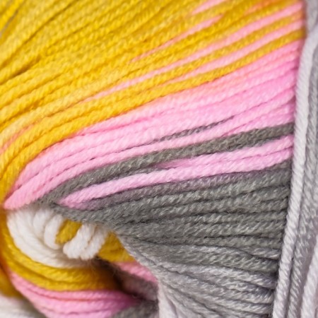 Yarn "Adore Dream" 100% acrylic anti-pilling 280m/100g (1064 ser-ros-yellow)-2