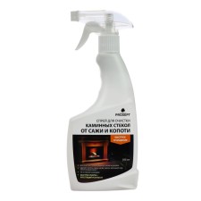 Universal Hard cleaning tool, spray, to clean the fireplace glasses from soot and soot, 500 ml