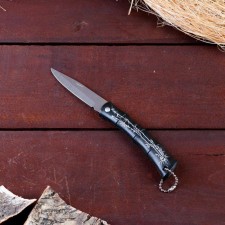 Folding “Bamboo” knife 15cm, blade 62mm/1.2mm, with a ring