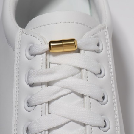 Cleep for laces, steam, d = 8 mm, 1.8 cm, golden color-5