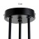 Svetogor chandelier "Age" 3x60W E27 black
