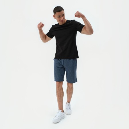 Men's T-shirt Minaku Slim Fit: Black color, rr 48-6