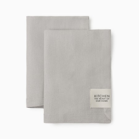 Set of napkins Ethel Kitchen, central -gray, 40x40 cm - 2 pcs, 100% HL, sarzha 250 g/m2