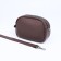 Cross-Bodi bag on zippers, external pocket, brown color