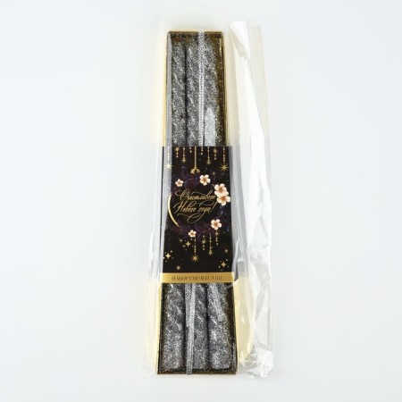 New Year's candles twisted "New Year: Happy New Year" 3 pcs-5