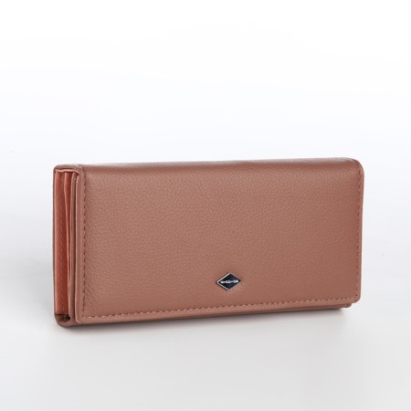 Women's wallet on a magnet, powder color