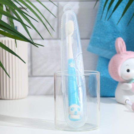 Dental brush, nursery, 2-9 years old, 10,000 bristles, 8 zones, ultramm, blue