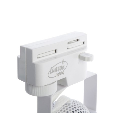 Luazon Lighting track lamp for the GU10 lamp, eight faces, white housing-3