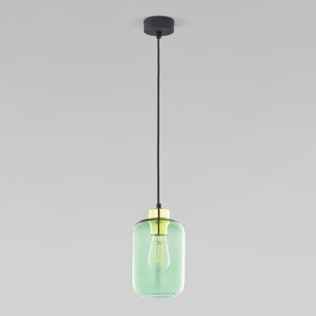 Suspended lamp with a glass plafon Marco, 60W, E27, 13x13 cm