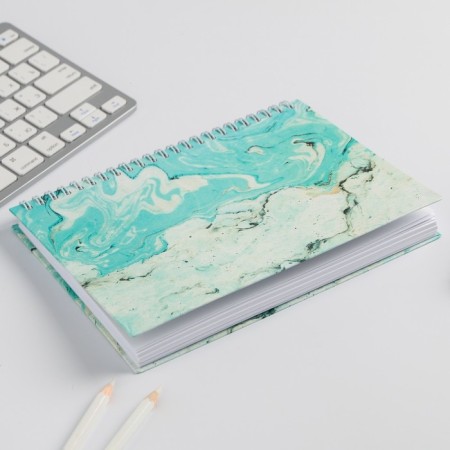 Sketchbook in a solid cover on the crest "Sketchbook of Happiness" A5, 80 l, 100 g/m-1