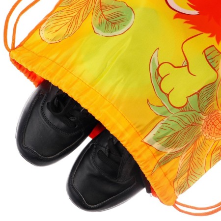A bag for shoes 420 x 350 mm, Soyuzmultfilm Lovenok and Turtle (soft polyester, density 210D)-3