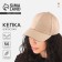 Women's cap magical, beige color, rr 56