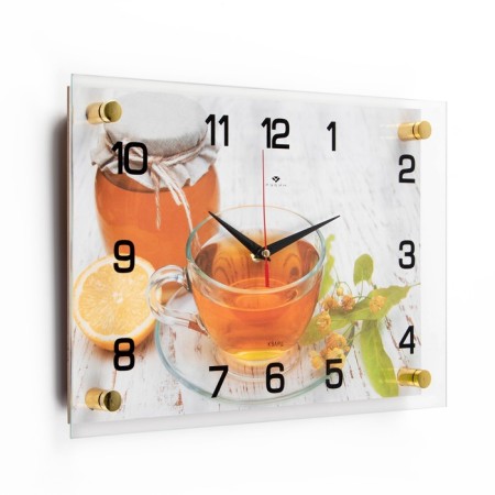 Watch wall, interior "tea with honey" 25x35 cm, silent-1