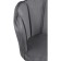 Computer chair BUD GREY, Metal/velor, Gold/Gray 55x47x75 cm