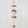Wind music metal, wood "butterflies" 4 bells 55 cm