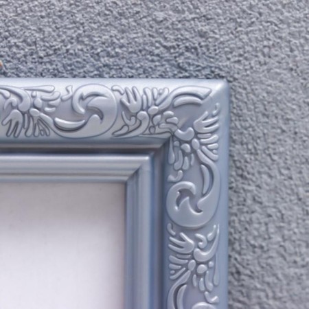 Photo frame plastic L-2 15x21 cm silver. Met. (plastic screen)-1