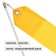 Ribbon for rhythmic gymnastics with a stick Grace Dance, 4 m, color orange