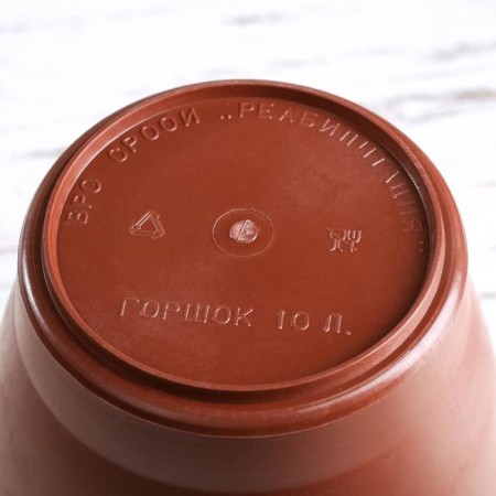 Flower pot 10 l, brown color-1