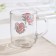 Glass mug "Love at first sight", 200 ml, mix