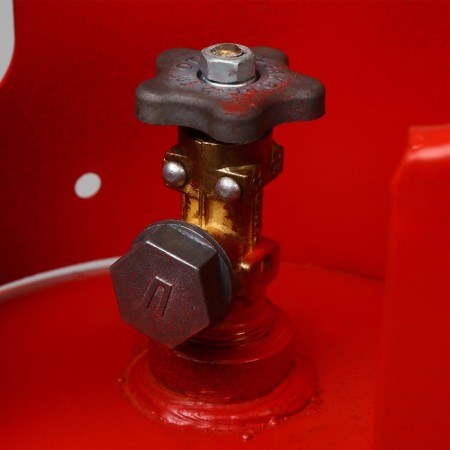 Gas cylinder, 27 l, with a valve, empty, GOST 15860-84-3