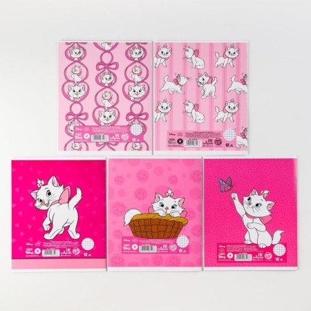 Notebook in a cage 12 sheets, 5 types of mix, cover coated cardboard, cats aristocrats-7
