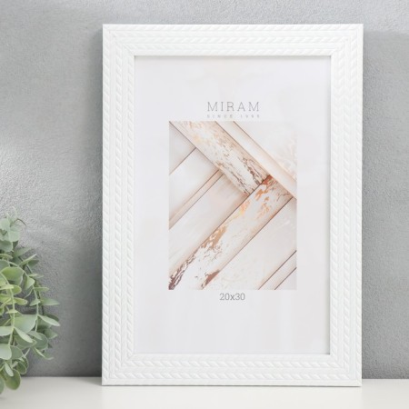 Photo frame Plastic "Mira" 20x30 cm, 651761-8 (plastic screen)