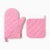 Kitchen "hydrangea" mittens-seizure 20x27cm, selection of 17x17cm 100% p/e