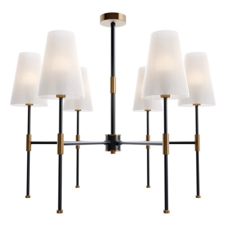 Caustra Freya Fr5196PL-06BBS TIDA, 630x630x630 mm, E14, 6x40W, black color and brass