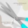 Clothing scissors, 21.3 cm, turquoise color