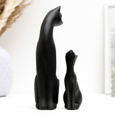 Figure "cats" black, set 2pcs, 16/10cm-3