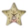 Children's wall clock "Cute Bear", discrete move, D-33.5 cm