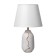 Board lamp "Jasmine" E14 40W white-gold 20x20x33 cm Risalux