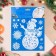 Stickers on the windows "New Year" snowman, snowflakes, 24 x 20 cm