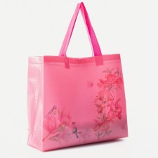 Household bag without lightning, pink color