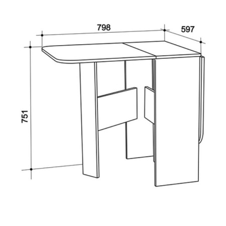 Dream table "Dream", Dub Sonoma-1