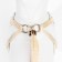 A set with a soft harness "peas", size m, leash 120 x 1.5 cm, og 34-66 cm, gray