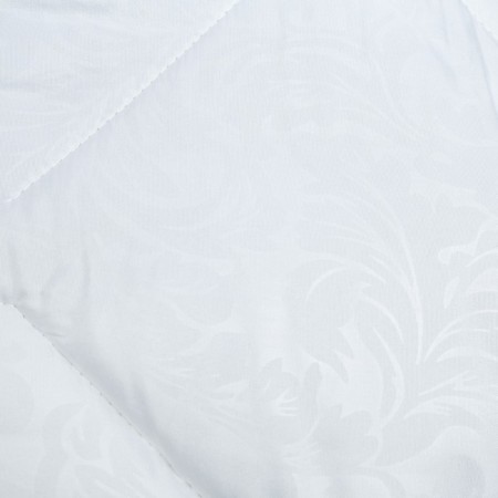 Blanket 140x205 cm, 300 g/cm, bamboo fiber, microfiber, white color-1