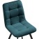 Stool on a metal frame chilli metal/velor, black/green 43.5x50x87.5 cm