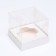 Packaging for confectionery with a lodge, white, 15 x 15 x 14 cm
