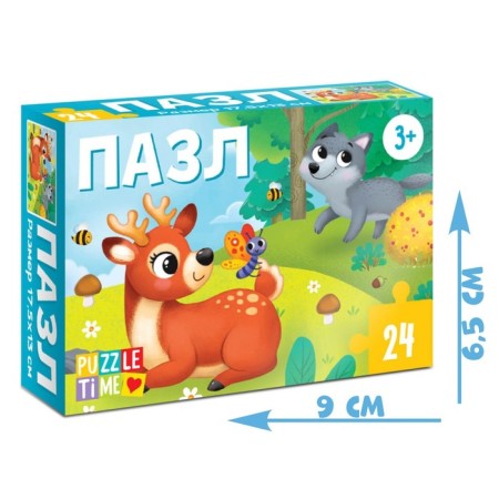 Puzzle "Forest Residents", 24 elements-3