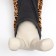 Sweatshirt with a hood "Leopard", size XS (DS 20, Osh 26, Osh 28 cm)