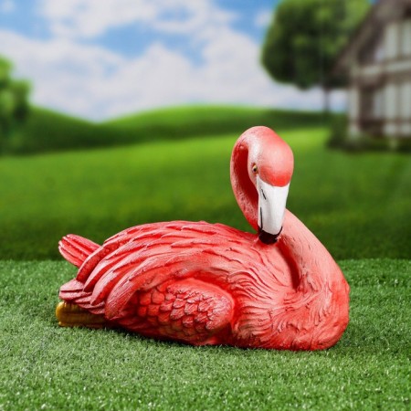 Garden figure "Flamingo Sedentary" 19x30cm-4
