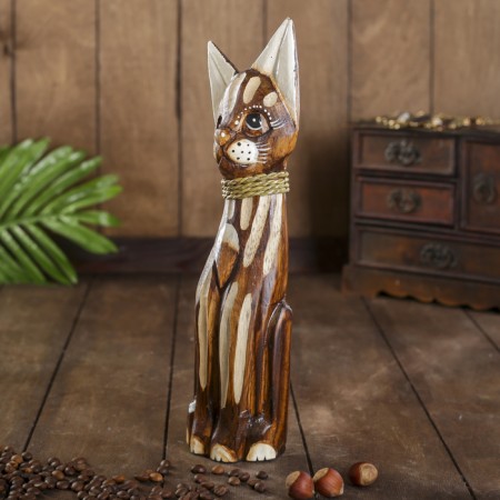 Souvenir tree "Brown cat" 4.5x9x30 cm-2