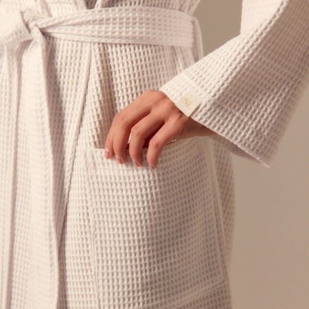 Welfare Women's bathrobe SL Home: Basic "Blanc de Blanc", size S, 100% cotton, 300 g/m2-3