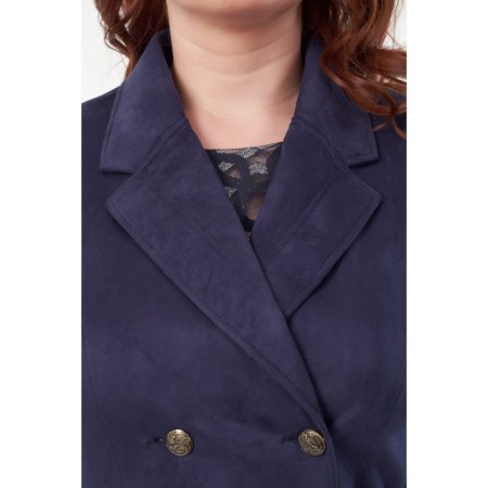 Women's vest, size 52, blue color-5