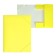 A4, 500 μm elastic band, calligrata "neon", spine 30 mm, neon, yellow